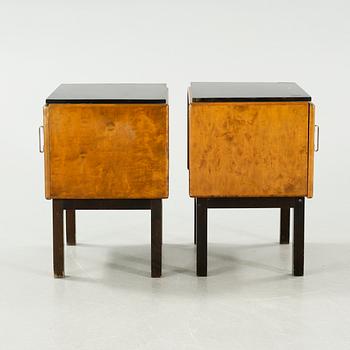 SÄNGBORD, ett par, "Svea", Nordiska Kompaniet, 1930-tal.