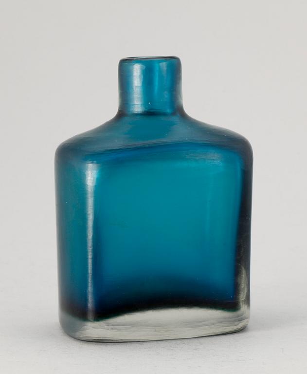 FLASKA, glas, Venini Murano, Venedig, Italien. 1900-talets tredje kvartal.