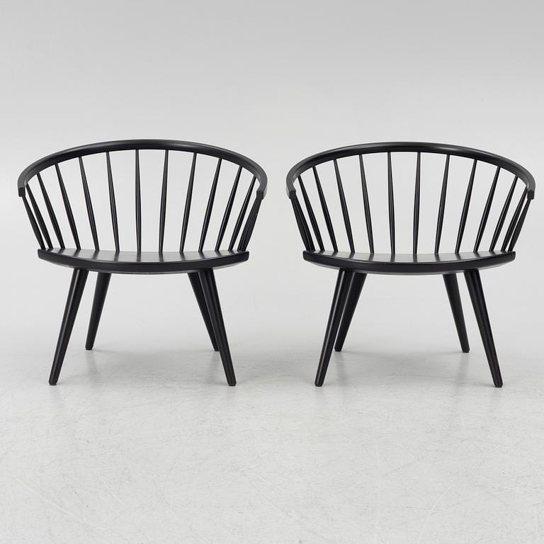 Yngve Ekström, chairs, a pair of 'Arka' chairs, Stolab.