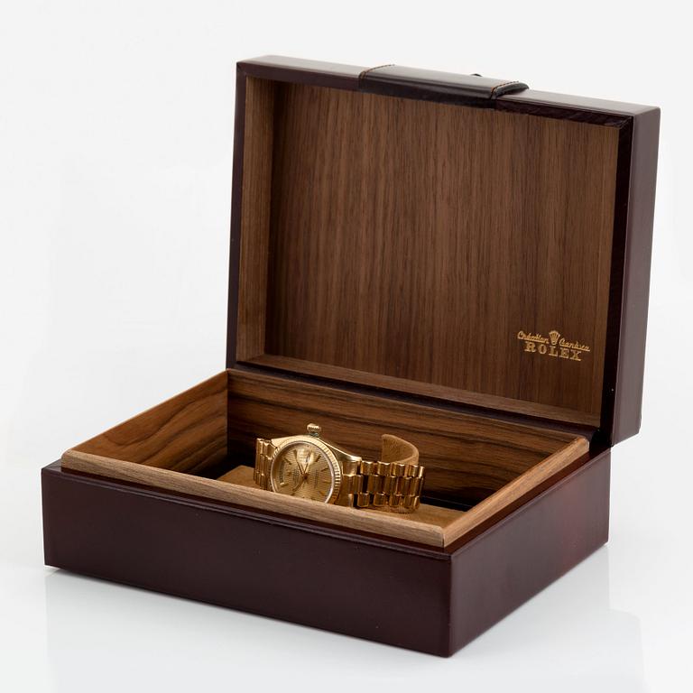 Rolex, Day-Date, "Tapestry Dial, ca 1988.