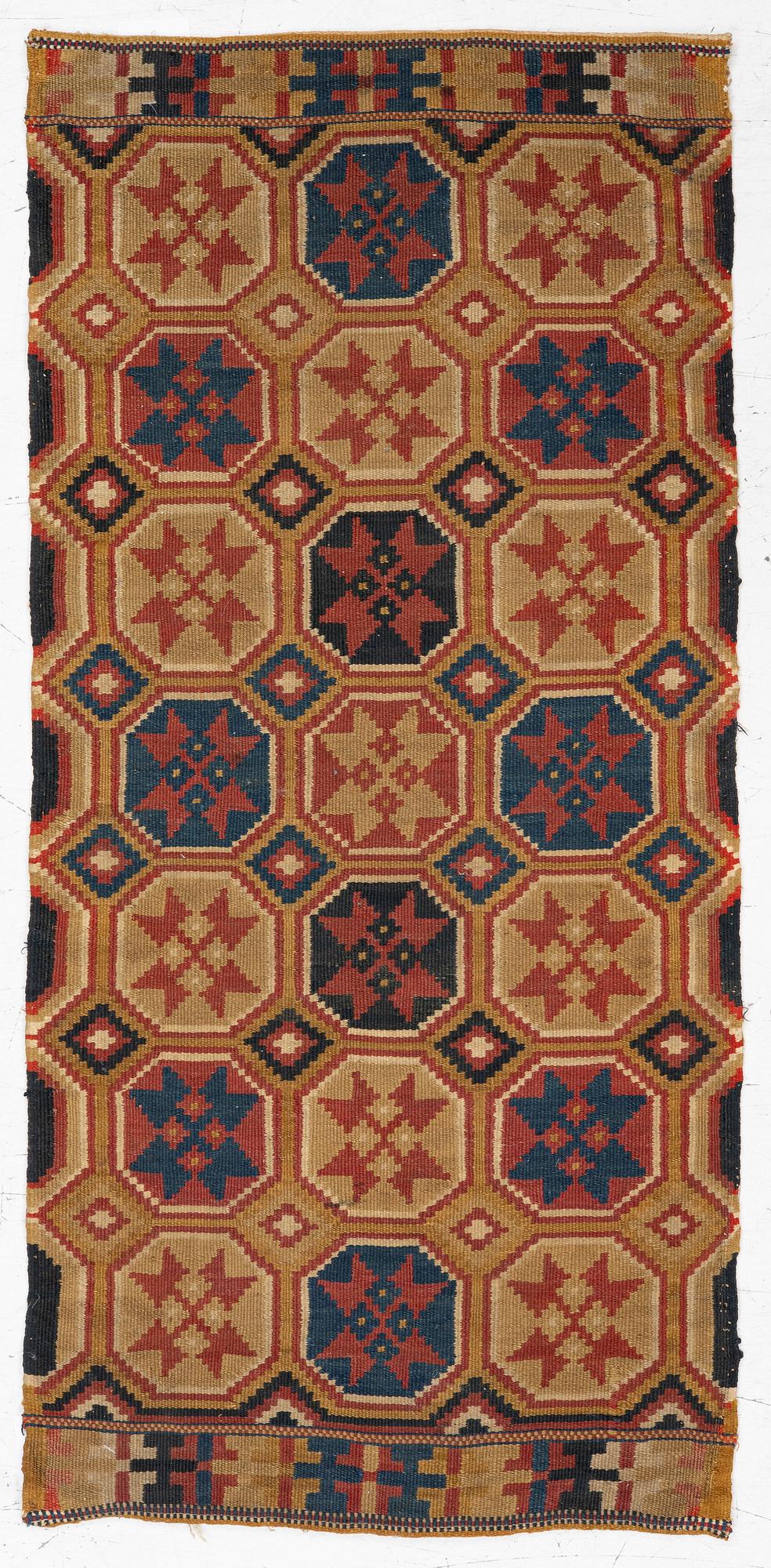 Åkdyna, rölakan, ca 105 x 49 cm Skåne, 1800-tal.