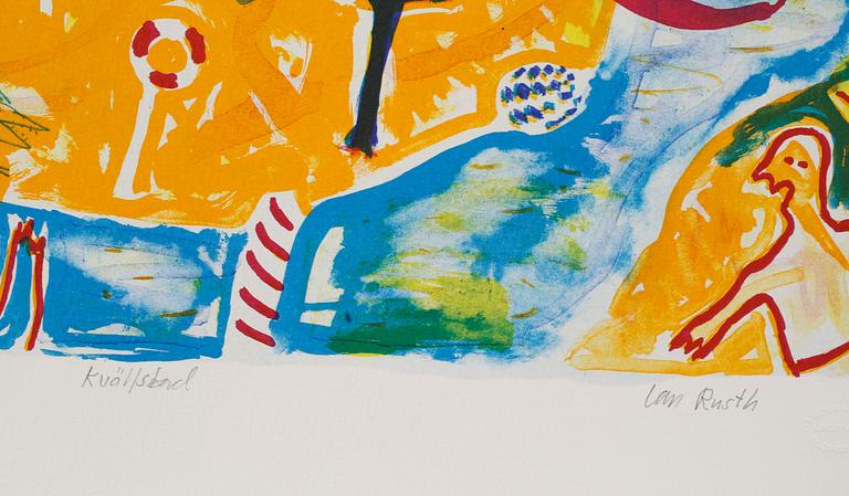 IAN RUSTH, litograph, signed and numbered 1/120.