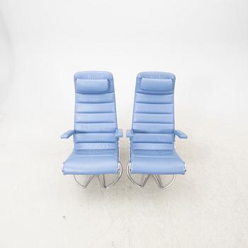 Bruno Mathsson, snurrfåtöljer 3 st, "Minister", Mathsson International, formgiven 1986.