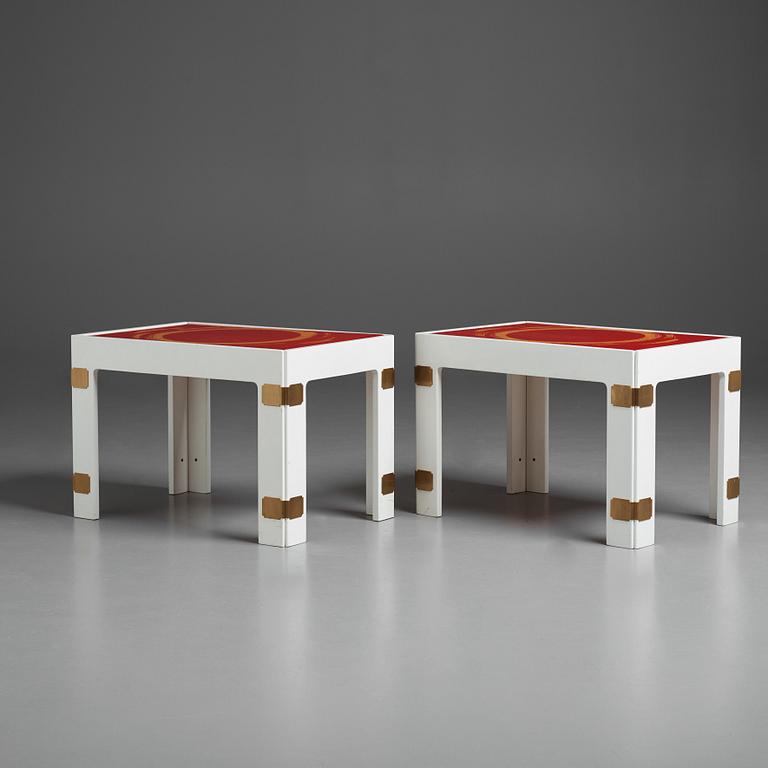 Bra Bohag AB, 'Konsul', a pair of tables, 1960s-1970s.