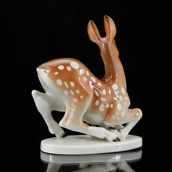 FIGURIN, porslin, Lomonosov, Ryssland, 1900-tal.