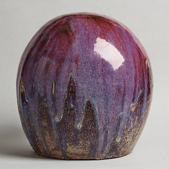 ULLA & GUSTAV KRAITZ, a stoneware "Sphere" sculpture, Fogdarp, Förslöv, Sweden.