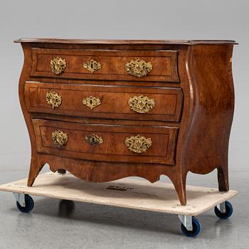 a mid 1700's rococo chest of drawers.