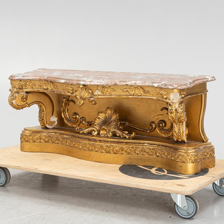 Mirror tray, Neo-Rococo, late 19th century.