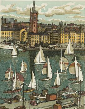 Svenolov Ehrén, Regatta on Riddarfjärden.