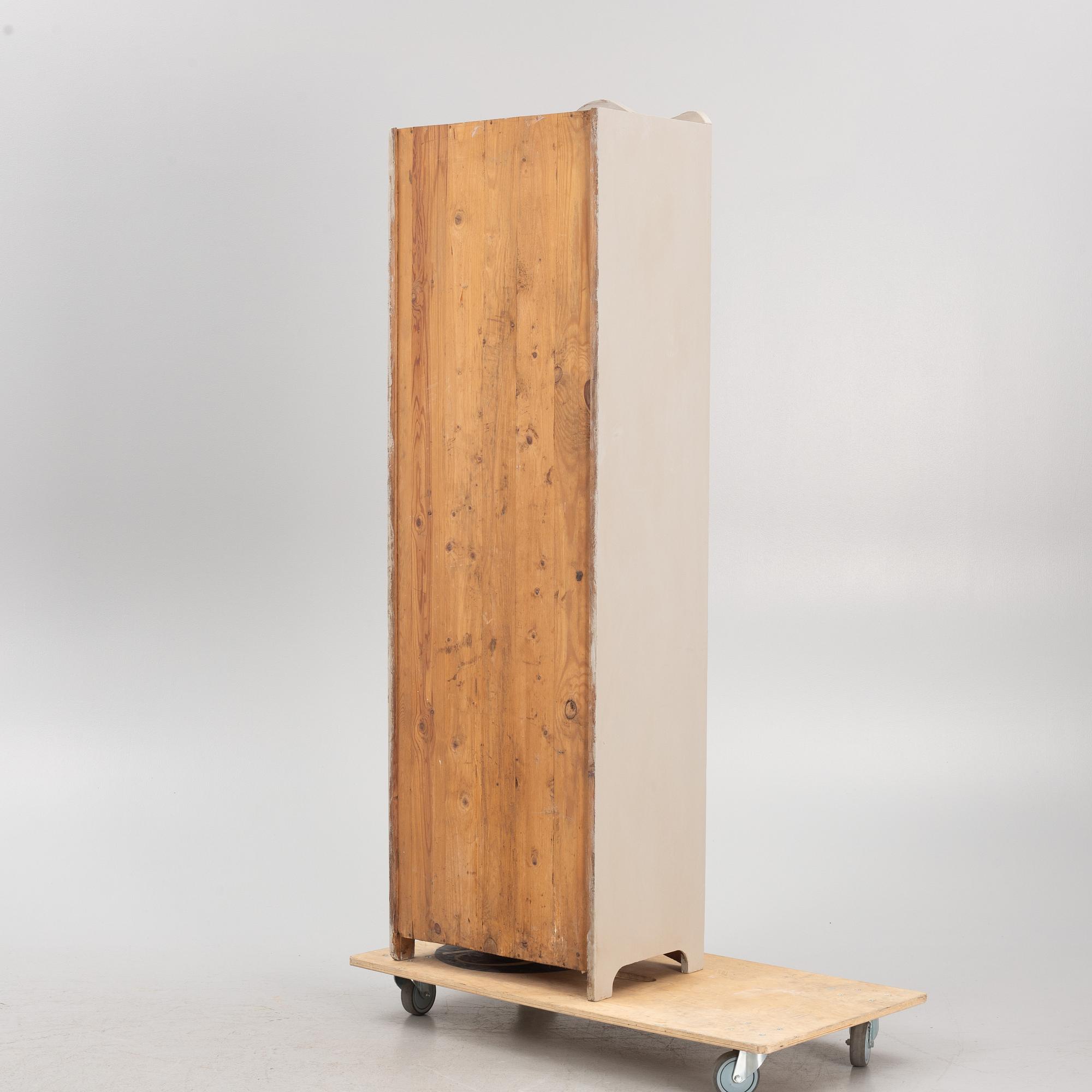 An Art Nouveau wardrobe, first half of the 20th century.