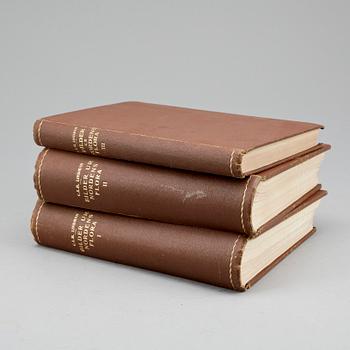 BÖCKER, 3 volymer C.A.M Lindman. "Bilder ur Nordens Flora". C. A. M. Lindman, Wahlström & Widstrand, 1922-26, Stockholm.