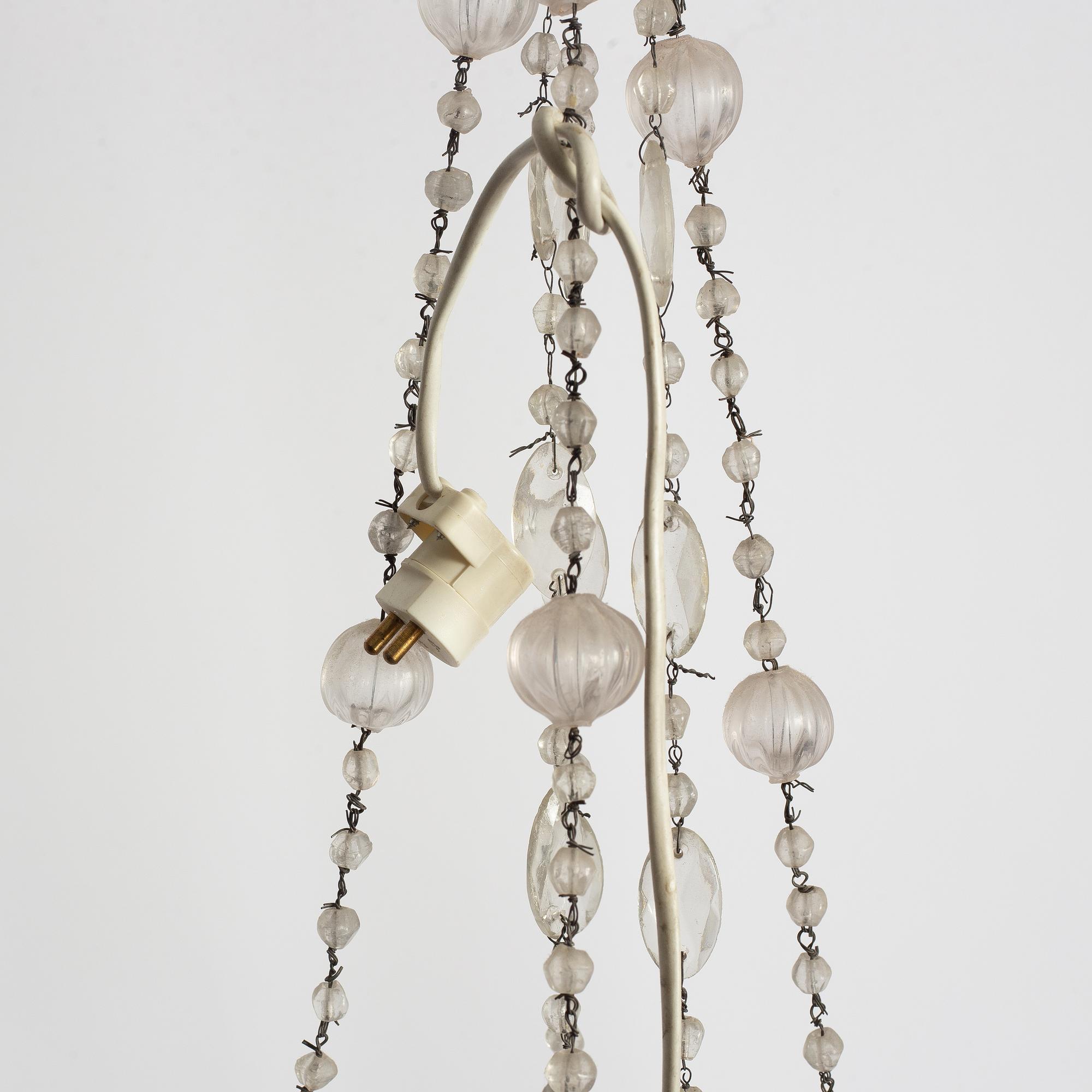 A chandelier, second half of the 20th century.