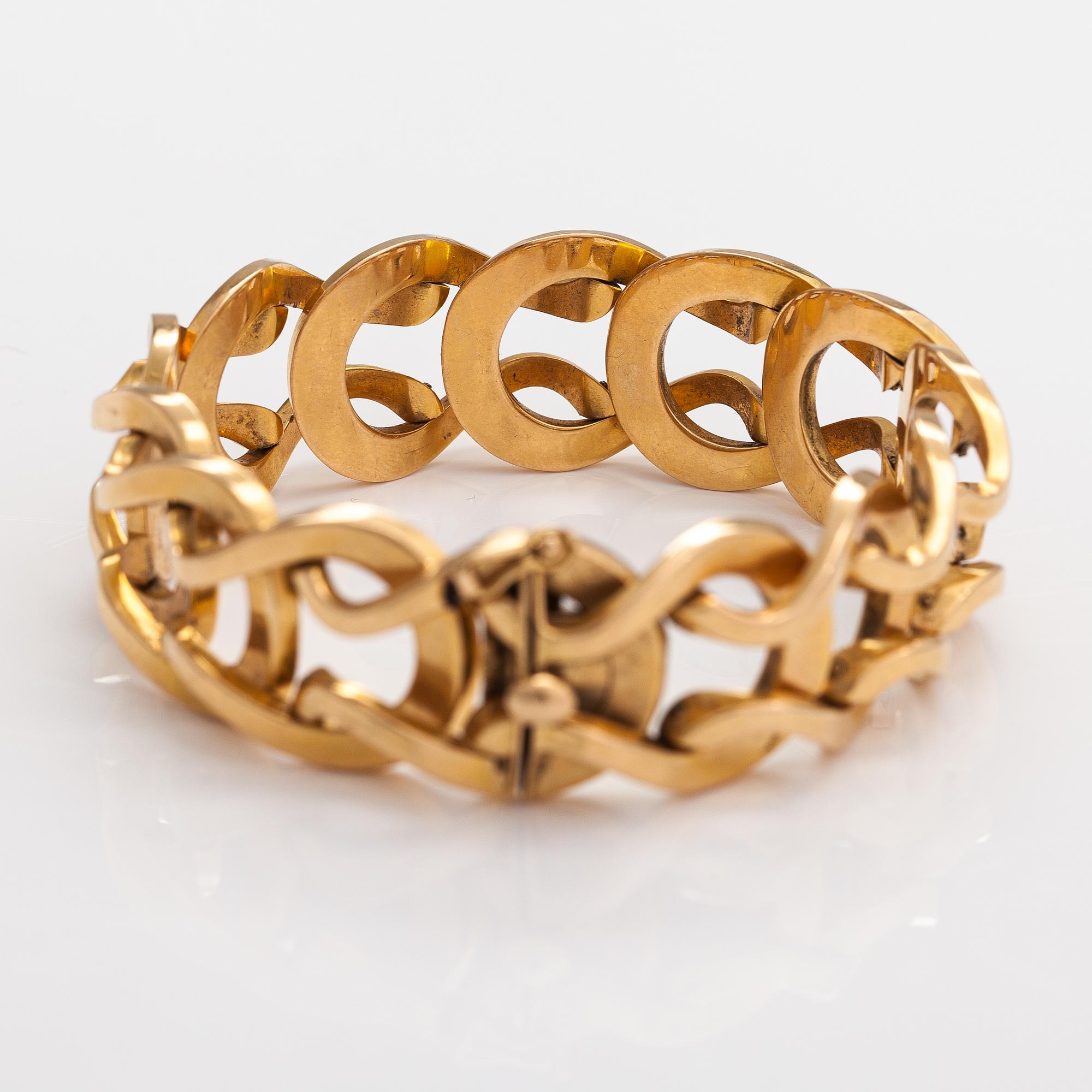 Brevettato, Armband, 18K guld. Vicenza, Italien.