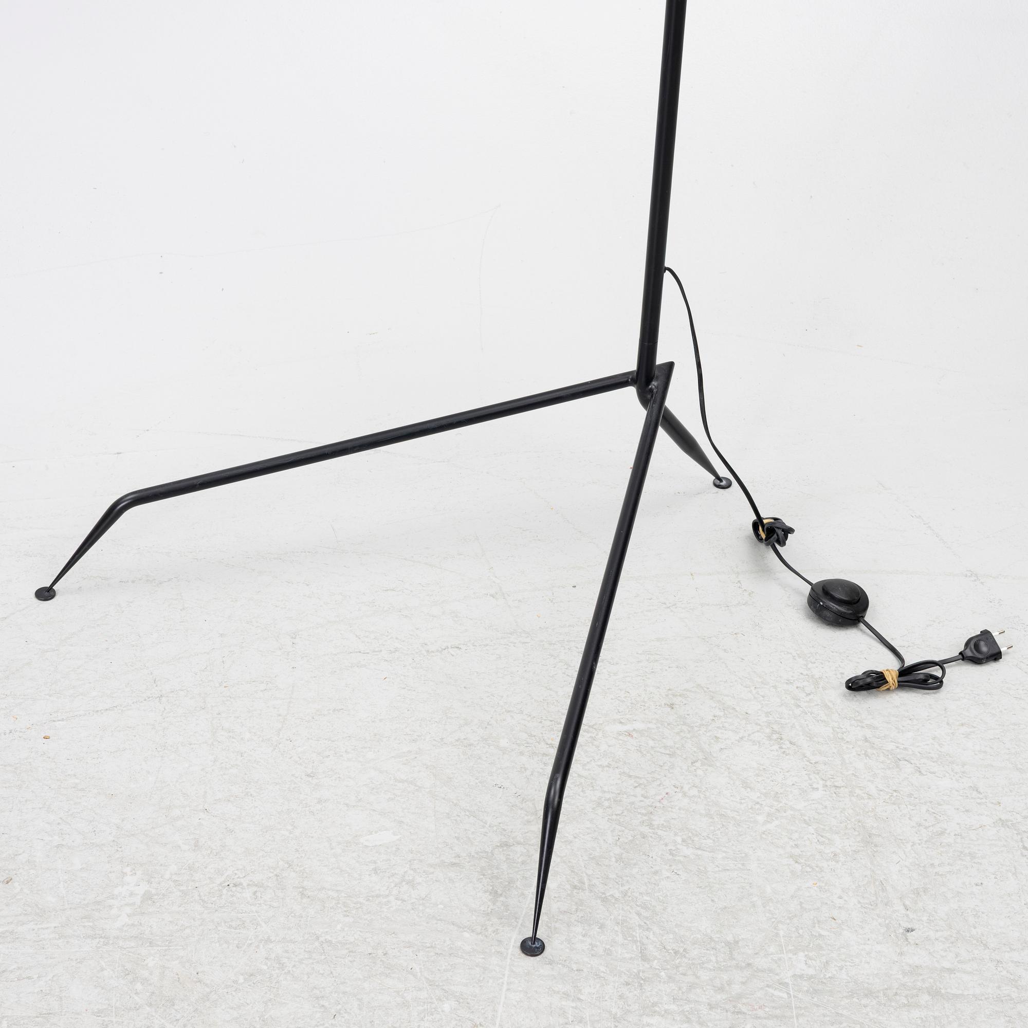 Serge Mouille, a three-armed standing floor lamp, France, 2014.