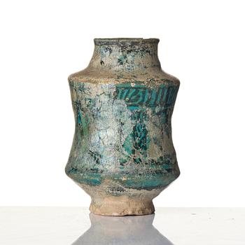 Kärl, lergods, persisk Keshan, 1200-tal.