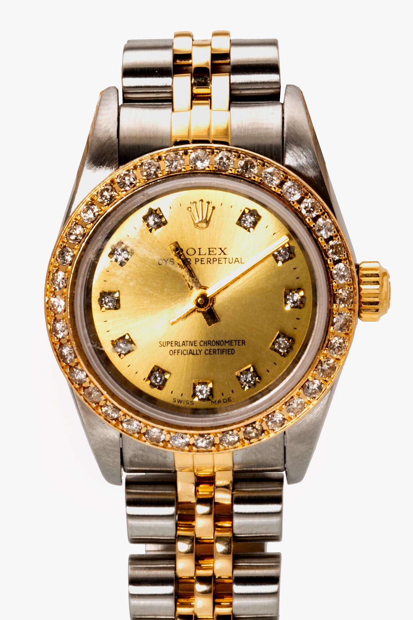 Rolex Oyster Perpetual, armbandsur 25 mm.