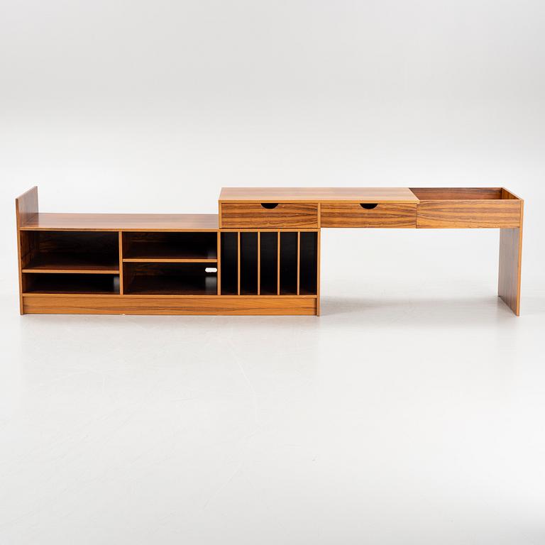 Stereobänk/sideboard, 1970-tal.