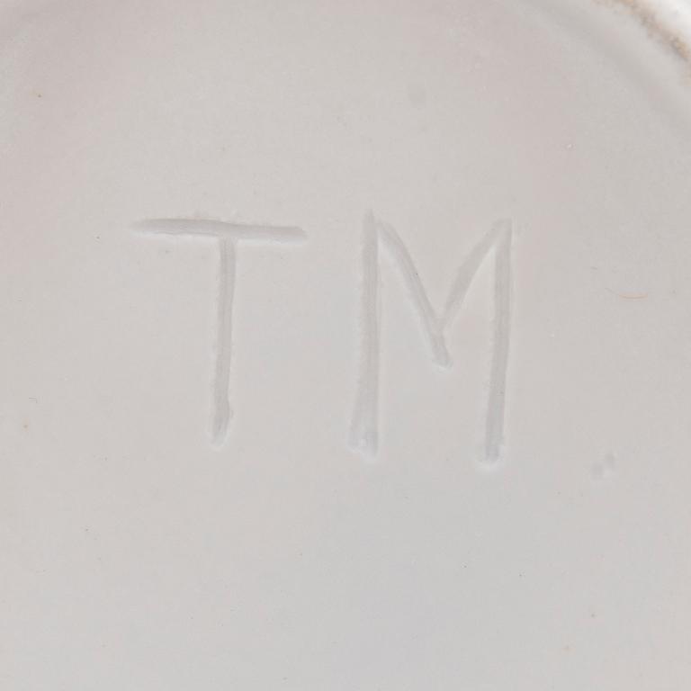 TOINI MUONA, vas, stengods, signerad TM.