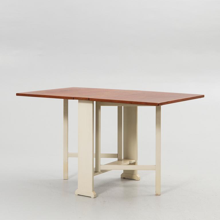 Carl Malmsten, drop-leaf table, "The Armorer", second half of the 20th century.