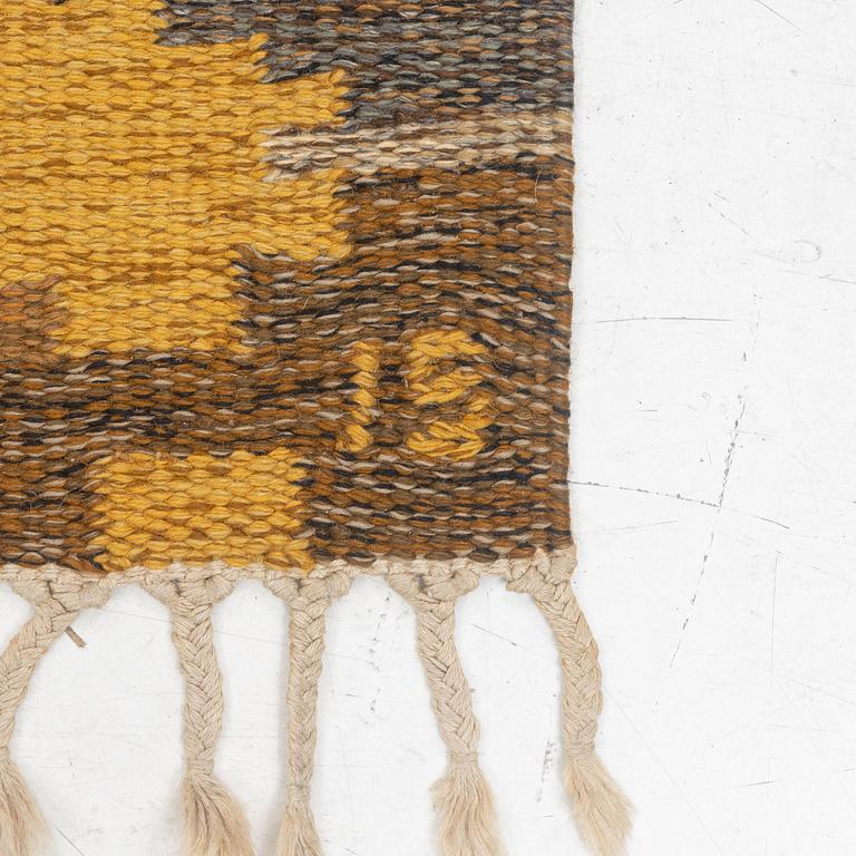 Ingegerd Silow, matta, rölakan, "Dellen", ca 235 x 165 cm, signerad IS.
