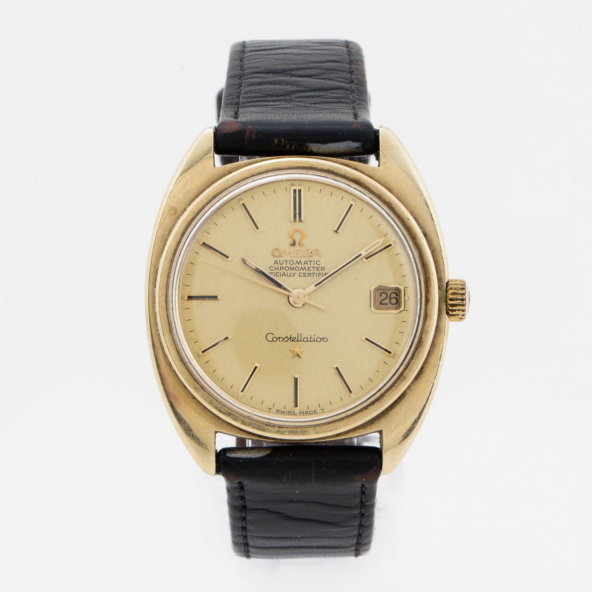 OMEGA, Constellation, Chronometer, wristwatch, 35 mm,