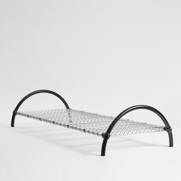 Ron Arad, a "Round Rail" daybed, One Off Ltd. UK, post 1981.