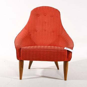 FÅTÖLJ, Kerstin Hörlin-Holmqvist, ur Trivaserien, Nordiska Kompaniet, 1950/60-tal.