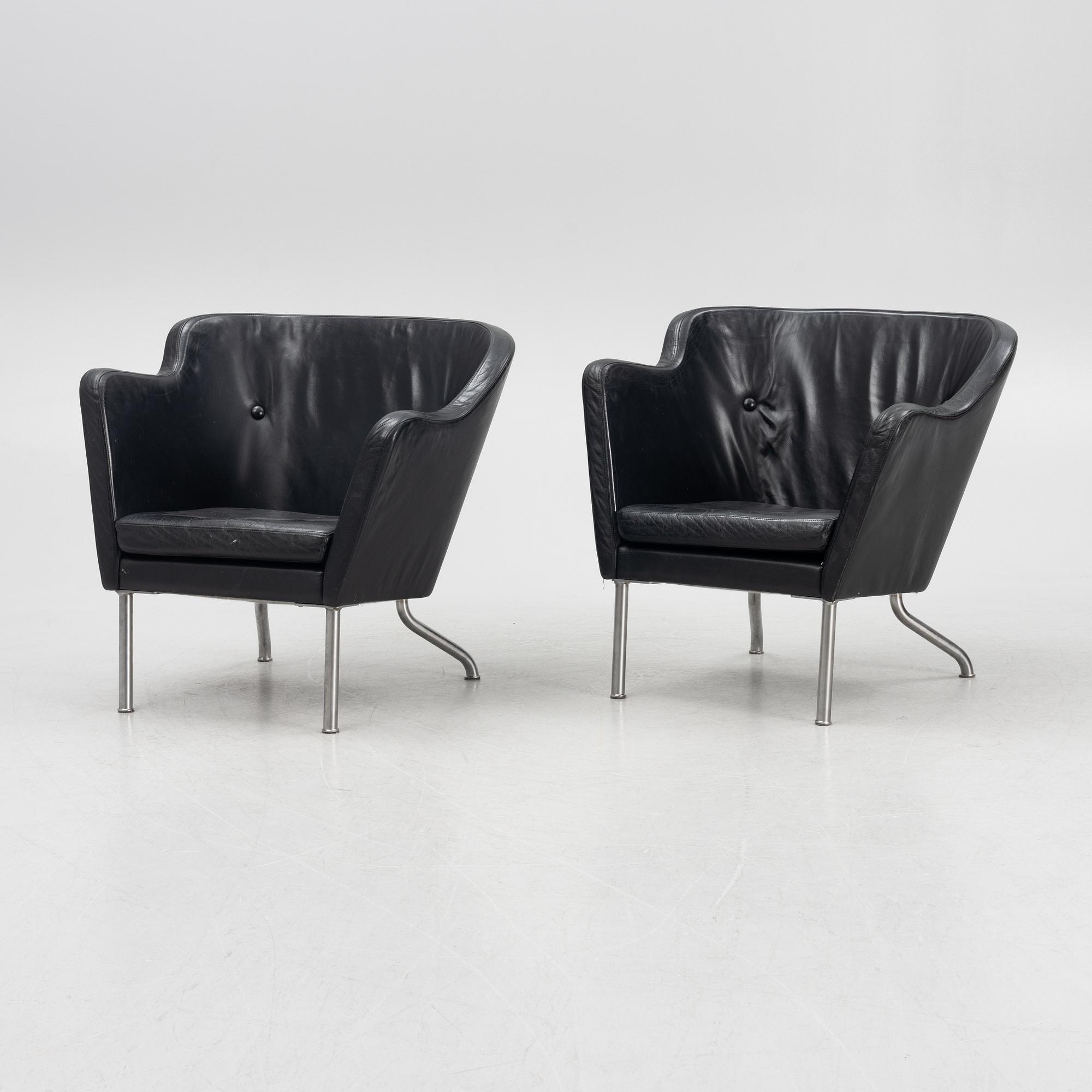 Anna Kraitz, a pair armchairs, 'Beatrix', Källemo.
