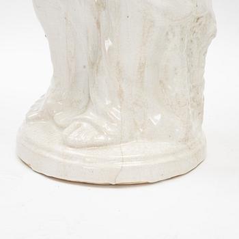 A pair of ceramic sculptures, late 20th Century.