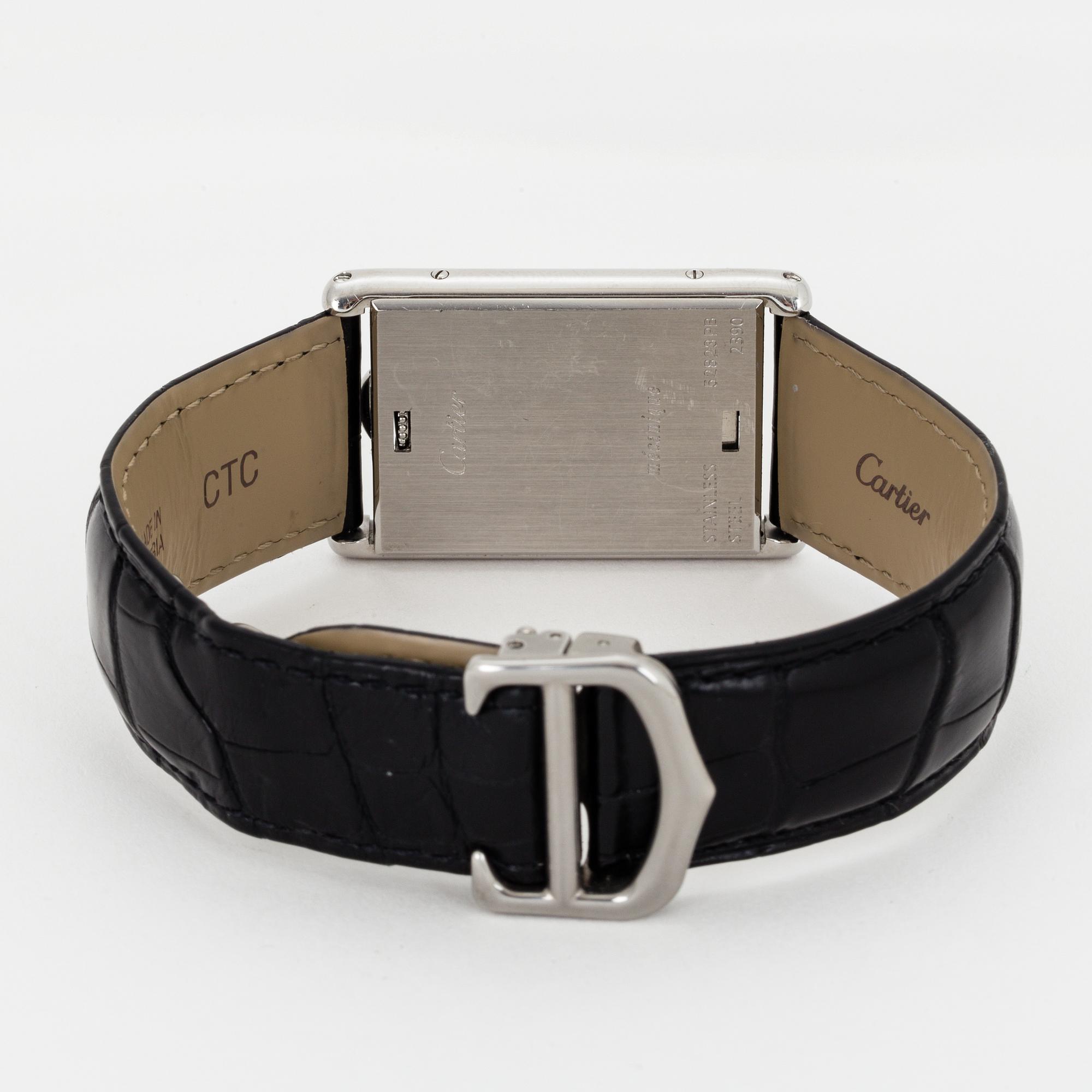 CARTIER, Tank Basculante, armbandsur, 25,4 x 31,2 mm.