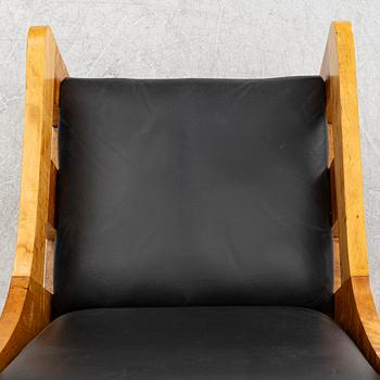 An Art Nouveau armchair, circa 1900, Northern Europe.