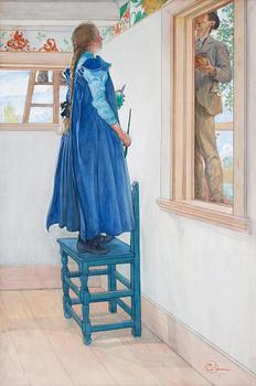 877. Carl Larsson, "Suzanne och en ann' ".