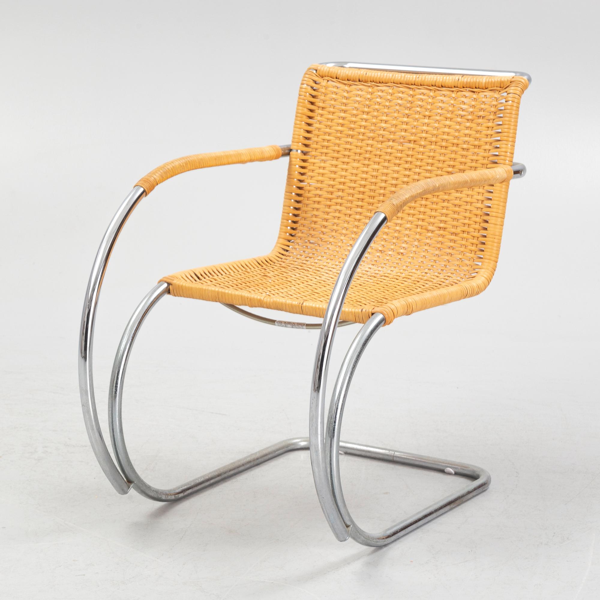 Ludwig Mies van der Rohe, armchair, "MR20", Thonet.