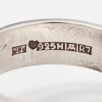 Elis Kauppi, sormus, ametisti, hopea, Kupittaan Kulta, Turku 1970.