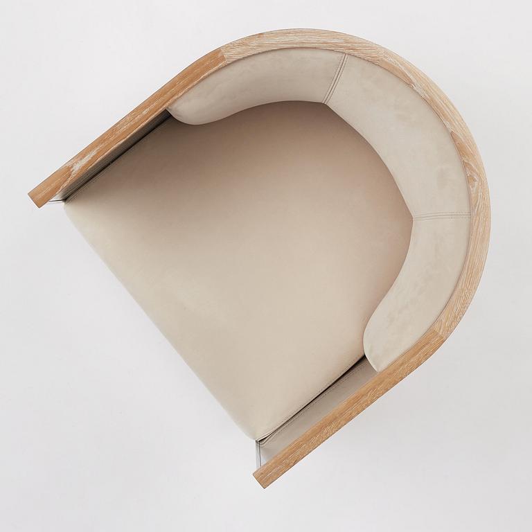 Mats Theselius, an 'Inox' armchair, ed. 1/199, for Källemo, Sweden post 2015.