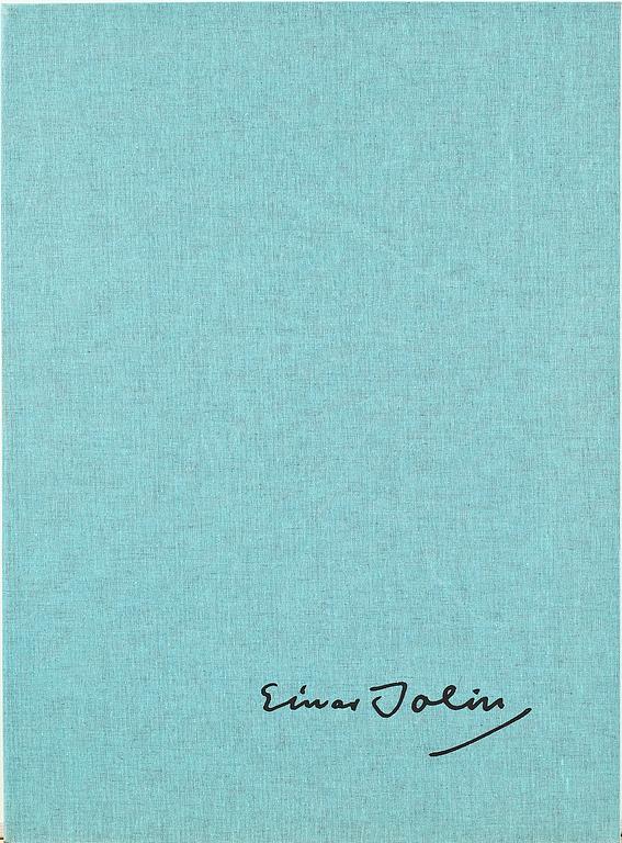 EINAR JOLIN, portfölj med 10 färglitografier, sign och numr 112/360.