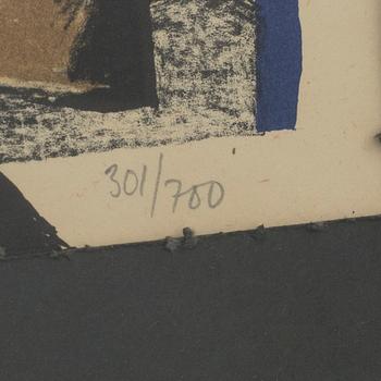 BO HULTÉN, lithograph in colours signed and numbered 301/700.