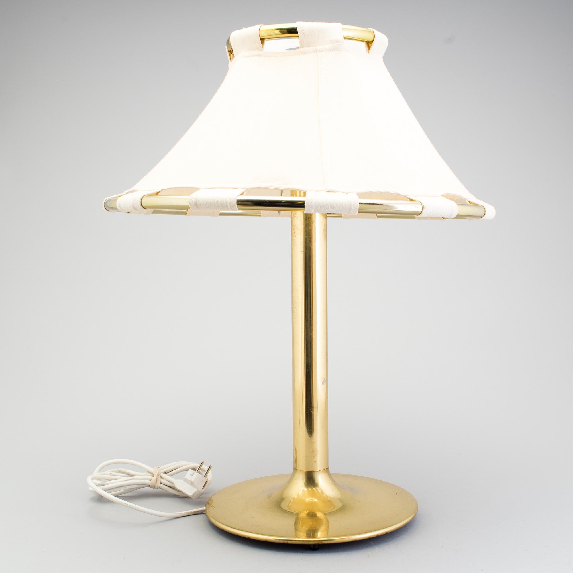 An "Anna" 1980s brass table lamp by Ateljé Lyktan, .
