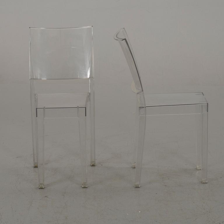 A PAIR OF CHAIRS "LA MARIE" PHILIPPE STRACK ITALY.