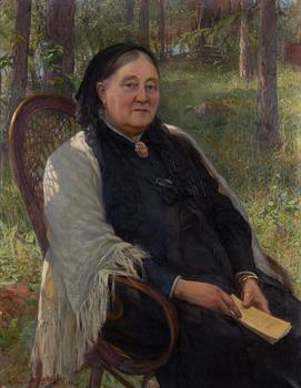 ELIN DANIELSON-GAMBOGI, oil on canvas, signed and dated 1913.