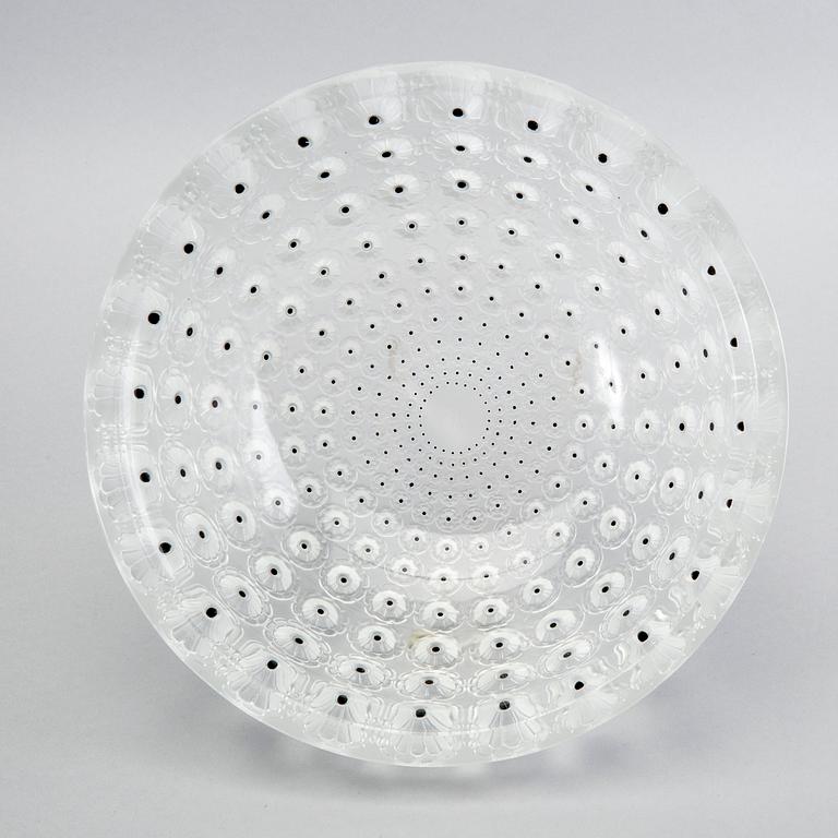 Lalique, a 'Nemours' glass bowl, France 20th century latter part.
