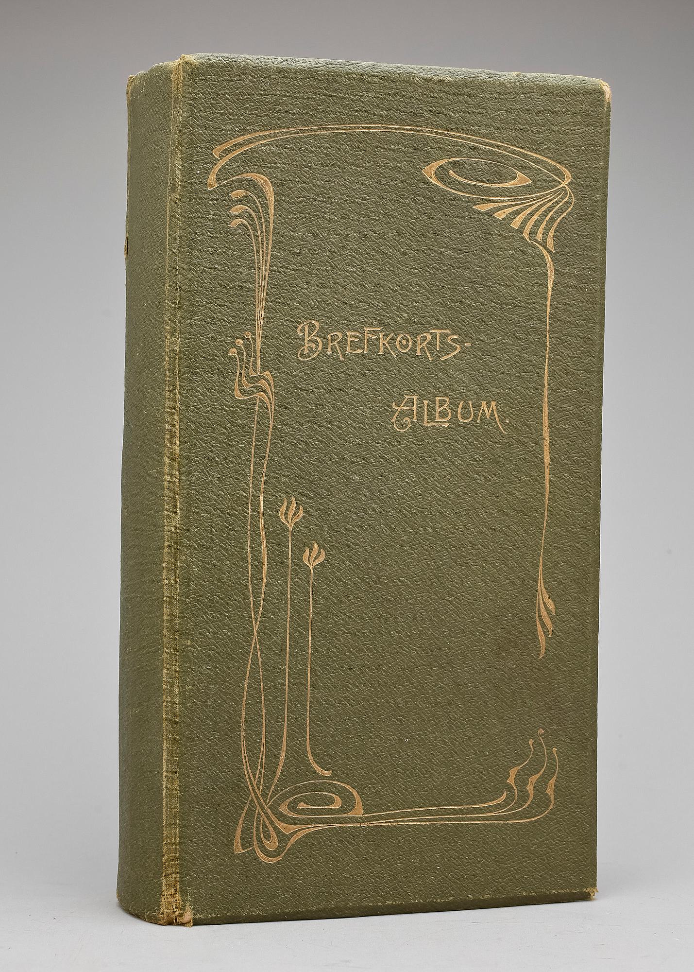 VYKORTSALBUM, mestadels bilder från omkring 1900.