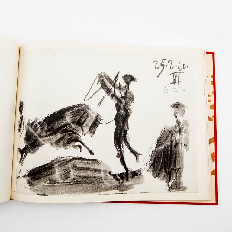 Pablo Picasso, bok, "Toreros", med fyra litografier, André Seuret, Monte Carlo, 1961.