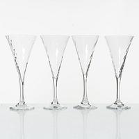 Gunnar Cyrén, 17 champagne flutes, 'Helena', Orrefors.