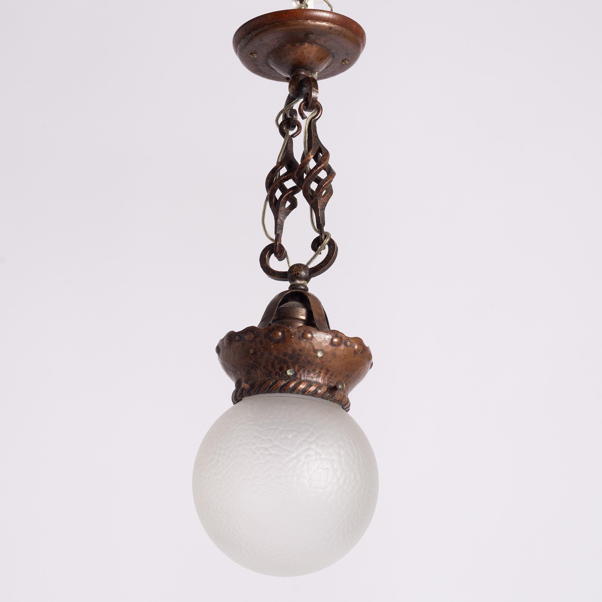 A ceiling lamp, 1910s/20s.