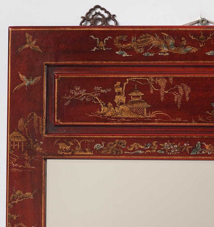 A Chinese mirror, 20th century.