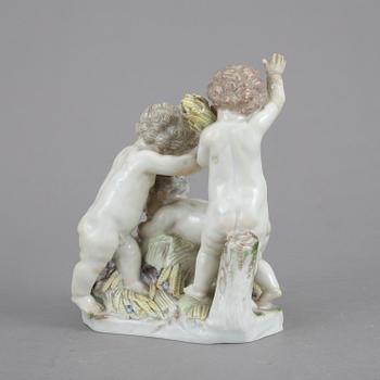 FIGURIN, porslin, Meissen, 1800-talets slut.