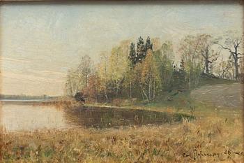 Carl Johansson, Spring Landscape.