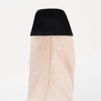 Chanel, a pair of sequin high boots, size 37.