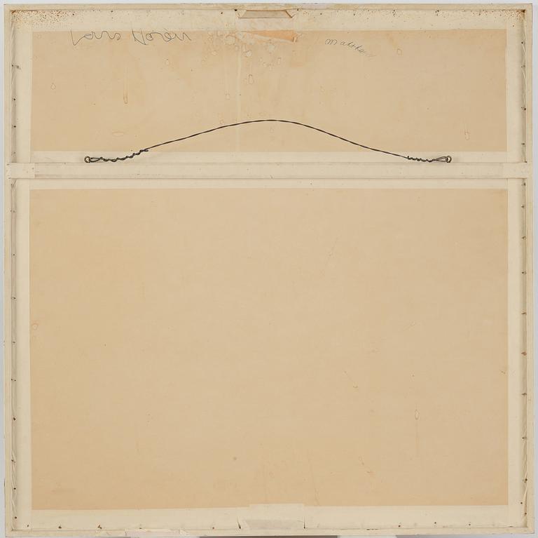 Peter Tillberg, charcoal on paper, signed.